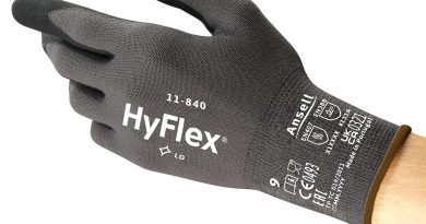 Ansell HyFlex 11-840 Gants de Travail Professionnels, Enduction Nitrile Résistante à l&rsquo;Abrasion, Protection Industrielle Multiusage, Manutention et Mécanique, Noir, Taille L (3 Paires) – Le détail qui change tout au quotidien
