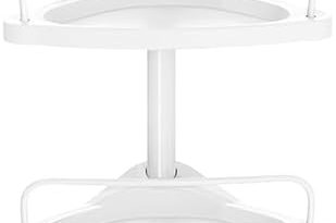 SONGMICS Étagère de Douche Réglable en Hauteur, 4 Niveaux, Étagère d&rsquo;angle Télescopique, Hauteur 85 à 305 cm, Rangement de Salle de Bain, Blanc BCB001A – Le détail qui change tout au quotidien