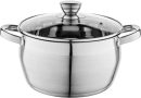 FLORINA Faitout Inox (6 l) I Diamètre de 24 cm I Marmite Inox OLIVER I Casserole Acier Inoxydable avec Couvercle en Verre I Faitout pour Induction, Marmite tous Feux I Convient au Lave-vaisselle – Le détail qui change tout au quotidien