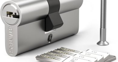 1 Cylindre en laiton Euro 30/30mm, serrure à clé/barillet de 60mm avec 5 clés horizontales ,anti-crochetage, anti-perçage, anti-claquement, anti-choc,nickel satiné – Le détail qui change tout au quotidien