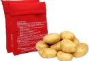 Sac Pomme de Terre,2 PCS Pochette pour Micro-ondes Pomme de Terre Poche Lavable et Réutilisable Sac de Cuisson Micro Ondes de Pommes au Four Juste en 4 minutes – Le détail qui change tout au quotidien