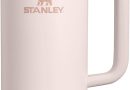 STANLEY Quencher H2.0 FlowState Mug Isotherme avec Paille 1.2L – Froid Pendant 11 Heures – Glacé Pendant 48 Heures – Thermos Lavable au Lave-Vaisselle – Gourde Inox Sans BPA – Rose Quartz – Le détail qui change tout au quotidien