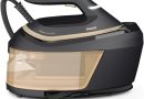 Philips Centrale Vapeur PerfectCare Série 6000 – Puissance 2400W, Effet Pressing 600g, Pression 8 bars, Technologie OptimalTEMP, Semelle SteamGlide advanced, Réservoir 1.8L, Noir/Doré (PSG6064/80) – Le détail qui change tout au quotidien