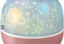 BEPER Projecteur d&rsquo;étoiles pour enfants, Veilleuse LED, Projection sur le thème de l&rsquo;espace et des animaux, Rotation automatique, câble usb inclus – Le détail qui change tout au quotidien