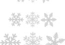Lot de 108 flocons de neige amovibles en PVC statique pour décoration de fenêtre de Noël, portes, vitrines, façades en verre – Le détail qui change tout au quotidien