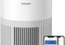 Philips Purificateur d&rsquo;air série 900, HEPA NanoProtect + filtre à charbon actif, CADR 250m³/h pour 65m², silencieux, intelligent et économe en énergie (AC0950/10) – Le détail qui change tout au quotidien