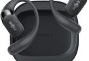 SHOKZ OpenFit 2 Casque à Oreilles Libres, écouteurs Bluetooth sans Fil avec Micro, écouteurs avec Crochet d&rsquo;oreille et 48 Heures de Lecture, Charge Rapide, résistance IP55, Sac de Transport, Noir – Le détail qui change tout au quotidien