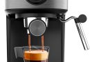 Cecotec Cafetière Express Power Espresso 20 Pecan Pro. 1100 W, Technologie ForceAroma de 20 bars, Vaporisateur Orientable, Bras Double, Plateau Chauffe-Tasses, Cuillère Doseuse Presseur – Le détail qui change tout au quotidien