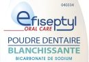 Efiseptyl – Poudre Blanchissante – Bicarbonate De Sodium – Aide à Éliminer Les Tâches – 75 g – Le détail qui change tout au quotidien