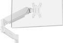 Mars Gaming MARM-PRO1, Support de Moniteur avec Ressort à Gaz pour Écrans jusqu&rsquo;à 32”, Mouvement Articulé 360° et Réglable en Hauteur, Compatible avec VESA 75×75 et 100×100, Blanc – Le détail qui change tout au quotidien