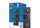 Tapo D205 Sonnette sans fil avec caméra exterieur 2K 3MP, IP54 étanche, Grand angle 160°, Vision Nocturne, Détection Humaine AI gratuite, Audio Bidirectionnel, autonomie 180j, Installation facile – Le détail qui change tout au quotidien