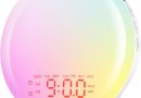 Réveil Lumière Bluetooth,Radio Eveil Matin Lumineux Lampe de Chevet 20 Niveaux de Luminosité Simulateur d&rsquo;Aube et Crépuscule 2 Réveils 22 Sons Naturels Fonction Snooze 17 Couleurs Veilleuse Enfant – Le détail qui change tout au quotidien