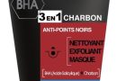Garnier Pure Active – Nettoyant 3 En 1 – Nettoyant, Exfoliant, Masque – Réduit Les Points Noirs & Prévient Leur Apparition – BHA & Charbon – Vegan & Cruelty Free – Peau Mixtes à Grasses – 150 ml – Le détail qui change tout au quotidien