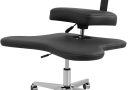 Chaise de méditation pour bureau et maison – Chaise de bureau flexible avec soutien lombaire et tabouret réglable – Design ergonomique pour plusieurs positions assises – Noir – Le détail qui change tout au quotidien