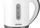 GRIFEMA GC1001 Bouilloire Électrique 0,8L/1100W Puissance Ébullition Chauffage Rapide, Filtre Anti-Calcaire Amovible et Lavable, Niveau d&rsquo;Eau Visible et Arrêt Automatique, Socle sans Fil pour Ranger – Le détail qui change tout au quotidien