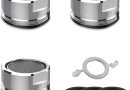 IZyufan Mousseur Robinet M24 [3 Pièces], Aérateur de Robinet en Acier Inoxydable, Économiseurs d&rsquo;eau Bubbler de Bain et Cuisine, Livré avec 4 Joints et 1 Clé pour Robinets – Le détail qui change tout au quotidien