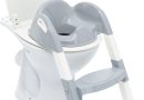THERMOBABY – Réducteur WC Enfant – Kiddyloo – Astucieux, Ludique & Hygiénique – Pieds Réglables – Marche Antidérapante – Pliage Compact – À Partir De 18 Mois – Fabriqué En France – Gris Charme – Le détail qui change tout au quotidien