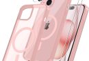 Coque Magnétique pour iPhone 15 avec 2 Pièces Verre Trempé Protection Écran + 2 Protections pour caméras, Anti-Rayures, Anti-Dérapante, Etui de Rose Clair TPU Protection iPhone 15 – Le détail qui change tout au quotidien