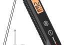 ThermoPro TP03H IPX6 Etanche Thermometre Cuisine à Lecture Instantanée Numérique pour Cuisson Thermomètre de Cuisine avec Etalonnage et Rétroéclairage Convient pour BBQ, Viande, Four, Patisserie, Noir – Le détail qui change tout au quotidien