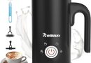 Mousseur à Lait Électrique Professionnel 4 en 1 600W Mousse Chaude & Froide Chauffe-Lait 300ml avec Revêtement Antiadhésif Fonctionnement en Un Clic pour Latte, Cappuccino, Macchiato – Le détail qui change tout au quotidien