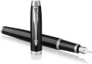 Parker IM stylo plume | laque noire avec attributs chromés | pointe moyenne | coffret cadeau – Le détail qui change tout au quotidien