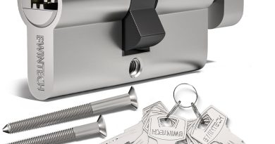 60mm(30T/30) Serrure à cylindre européen en alliage de nickel et zinc, serrure à barillet, clé avec 8 clés à fossettes horizontales – Le détail qui change tout au quotidien