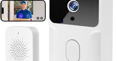Sonnette sans Fil, Sonnette Vidéo sans Fil avec Caméra, Conversation Bidirectionnelle, Vision Nocturne, Alimentation par Batterie, Installation Facile, Prend en Charge Le Stockage Cloud – Blanc – Le détail qui change tout au quotidien