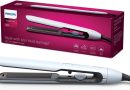 Philips Fer à lisser série 5000 avec technologie ThermoShield de couleur rose Pour Céramique, 37x12cm [modèle BHS520/00] – Le détail qui change tout au quotidien