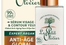 LE PETIT OLIVIER – Sérum Visage & Contour des Yeux Anti-Âge – Huile d&rsquo;Argan, Vitamine C & Acide Hyaluronique- Lisse & Unifie- Tous Types De Peaux – 99% D&rsquo;Origine Naturelle – Fabriqué en France – 30 ml – Le détail qui change tout au quotidien