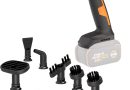 WORX Câble 18 V (20 V max) Handdampfreiniger WX770.9, amortisseur pour 104,4 °C, tötet Keime, 8-Sekunden-Vorheizung, leichter und tragbarer Dampfreiniger für Zuhause und Auto, ohne Akku & Ladeger. ät – Le détail qui change tout au quotidien
