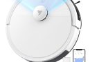 2025 Robot Aspirateur Cartographie Jusqu&rsquo;à 4000 Pa, 2 en 1 Aspirateur Robot Laveur Navigation LiDAR, 120 Mins, WiFi/App/Voix, Évitement Intelligent d&rsquo;obstacles Idéal Pour les Poils d&rsquo;animaux, Blanc – Le détail qui change tout au quotidien