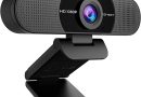 eMeet Webcam 1080P- Webcam C960 Full HD avec Double Microphone, Paramètres réglables, Grand Angle 90 ° avec Correction Automatique, Plug & Play, caméra de Streaming pour Linux, Win10, Mac, Youtube – Le détail qui change tout au quotidien
