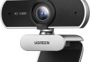 UGREEN Webcam Full HD 1080P 30FPS Caméra USB PC Mise au Point Fixe Deux Micro 360 Degrés Rotation Plug Play Windows MacOS Linux Youtube Streaming Skype Appel Vidéo Zoom Vidéoconférence (Gris Argenté) – Le détail qui change tout au quotidien