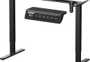 ErGear Bureau Assis Debout Électrique,Cadre Bureau Assis Debout avec 4 mémoires de contrôle jusqu&rsquo;à 118cm, Cadre Seulement – Le détail qui change tout au quotidien