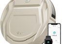 Lefant Aspirateur Robot Mince 2200Pa, Silencieux 55dB, Connecté avec WiFi/Bluetooth/Alexa/App, 120min d&rsquo;Autonomie, Auto-Charge, Idéal pour Poils d&rsquo;animaux Sols Durs, M210P Champagne – Le détail qui change tout au quotidien
