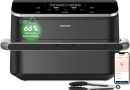 COSORI Air Fryer 10L Twinfry, Friteuse sans Huile Double Résistance, Airfryer à Dual Zone Avec Séparateur Amovible, 5-en-1, Grande Capacité, Cuisson optimale, 40℃-240℃, Contrôle Smart via App – Le détail qui change tout au quotidien