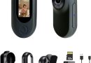 Camera Portable Miniature, Caméra POV Magnétique Léger 26g, Mini Caméra Sport 1080P, Fixation Magnétique et Clip Rotatif 360°, 32GB Incluse, pour Vélo, Casque Moto et Sport(Noir) – Le détail qui change tout au quotidien