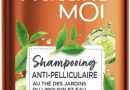 Naturé Moi – Shampooing Antipelliculaire – Sans Sulfate – Soin des Cheveux Normaux Pellicules – Thé, Eau de Concombre Bio – 95% d&rsquo;Origine Naturelle – 250 ml – Fabriqué en France – Le détail qui change tout au quotidien