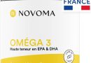 NOVOMA Oméga 3 Huile de Poisson Epax® 2000mg /j, Pure et Concentrée, 120 capsules, Riche en EPA et DHA & Vitamine E, Omega 3 Fish Oil Sans Odeur, Fabriqué en France – Le détail qui change tout au quotidien