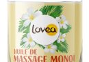 LOVEA – Huile De Massage Corps Multi-Usages – Monoï – Nourrit – Tous Types De Peaux – 97% D&rsquo;Origine Naturelle – Sans Colorant – Vegan – Fabriqué En France – 50 ml – Le détail qui change tout au quotidien