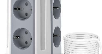 Sameriver Multiprise avec Interrupteur, avec 4 USB Ports(3 USB-A+1 USB-C Max 5V/3.4A) 8 Prises Electriques avec 4 Interrupteurs, parafoudre et 3M Câble la Maison et au Bureau – Le détail qui change tout au quotidien