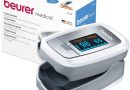 Beurer PO 30 – Oxymètre de pouls digital professionnel pour la mesure de la saturation en oxygène dans le sang et le pouls, 61 x 36 x 32 mm, 57 gr, blanc et argent – Le détail qui change tout au quotidien