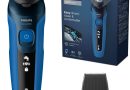 Philips Series 5000, Rasoir électrique 100 % étanche, Lames ComfortTech à 360°, Têtes de contour, Affichage avancé, Tondeuse de précision SmartClick, S5466/18 – Le détail qui change tout au quotidien