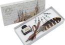 hhhouu Stylos Plume de Calligraphie Encre Set Dip Pen avec Plume 6pcs Plumes pour Signatures, Dessin, Ecriture, Décoration et Cadeau HO-Q-300 – Le détail qui change tout au quotidien