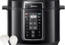 Midea 9-in-1 Autocuiseur électrique 16 préréglages Instant Multi Cooker Pot antiadhésif Yogurt Maker Rice Cooker Slow Cooker Sauté Steamer 8 Quarts Black, Stainless Steels Inner Pot – Le détail qui change tout au quotidien