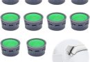 Lot de 10 Aérateurs de Robinet Avec Joint d&rsquo;Étanchéité, Filtre, Limiteur, Accessoires de Salle de Bain, Inserts Filtrants, Pièces de Rechange pour Salle – Le détail qui change tout au quotidien