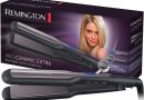 Remington Lisseur Cheveux [Plaques Larges 45mm] Pro-Ceramic Extra (Spécial cheveux épais, frisés, bouclés et longs | Céramique, Ecran LCD, 150-230°C, pochette) Fer à lisser S5525 – Le détail qui change tout au quotidien
