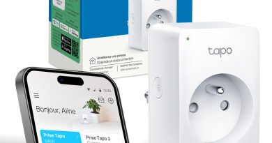 Tapo Prise Connectée WiFi, Prise Intelligente Compatible avec Alexa et Google Home, 10A Type E, Contrôler Le radiateur, la cafetière, la Lampe à Distance, Aucun hub requis, Tapo P100(FR) 1 Pack – Le détail qui change tout au quotidien