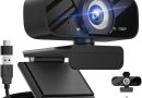 Webcam pour PC avec micro, 1080p Full HD caméra Web, 360 ° rotation caméra USB ra Plug Play pour Ordinateur Bureau Portable Mac,Web Cam Linux Streaming Youtube Skype Appel Vid Zoom vidéoconférence – Le détail qui change tout au quotidien