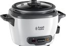 Russell Hobbs Cuiseur de Riz [Mini] Mijoteuse (0,4L, 2 portions, Idéal aussi pour légumes/poisson etc., cuillère à riz & verre doseur incl., réchauffe, Bol antiadhésif amovible lavable) 27020-56 – Le détail qui change tout au quotidien